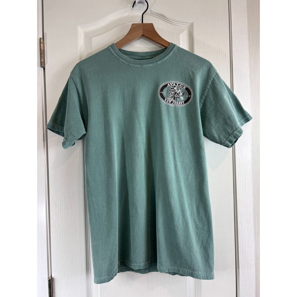 Avalon New Jersey I Can Dig It Dog Short Sleeve T Shirt Green Adult Size M